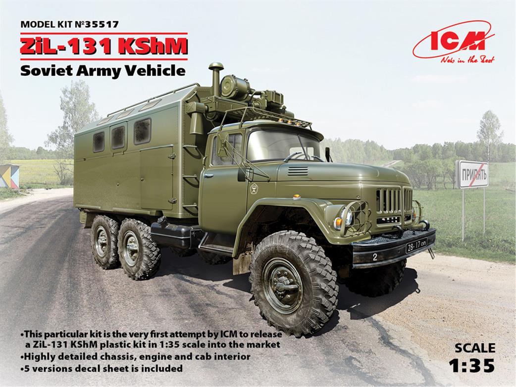 ICM 1/35 35517 ZiL-131 KShM, Soviet Army Vehicle