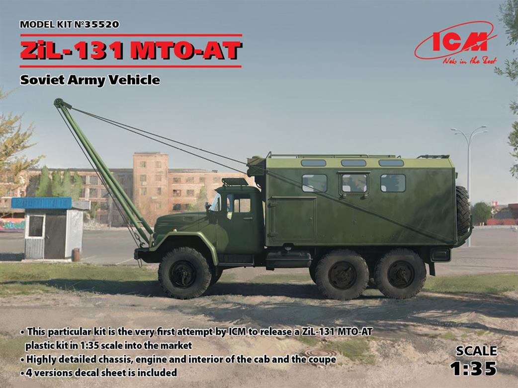 ICM 1/35 35520 ZiL-131 MTO-AT, Soviet Recovery Truck