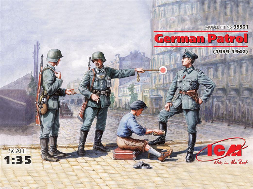 ICM 1/35 35561 German Patrol (1939-1942) 4 Figures
