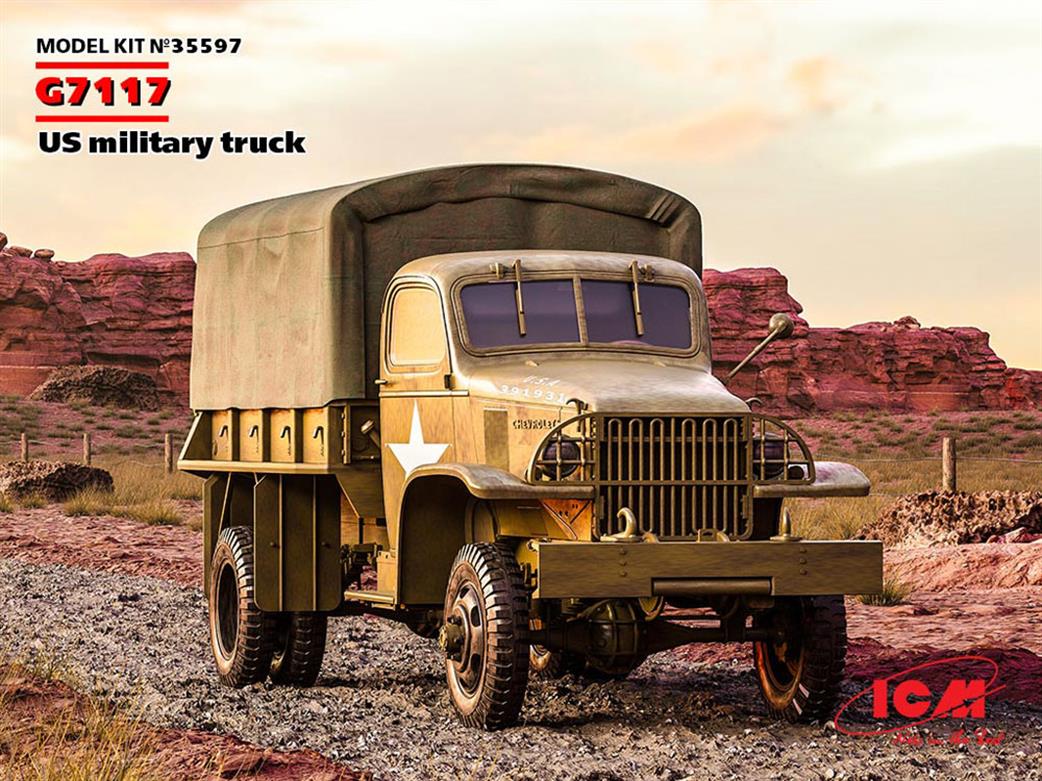 ICM 1/35 35597 G7107 WW2 US Army truck kit