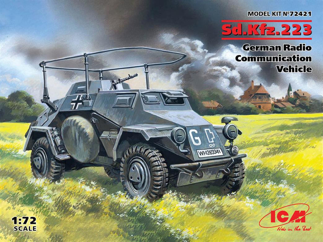 ICM 1/72 72421 Sd.Kfz.223, German Radio Communication Vehicle