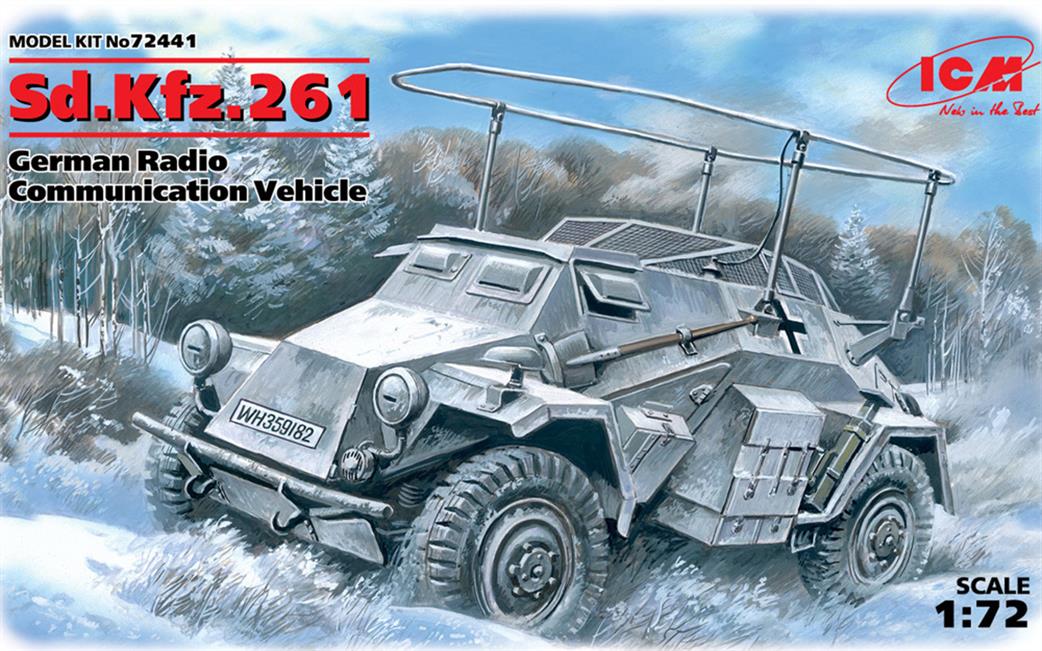 ICM 1/72 72441 Sd.Kfz.261 German Radio Communication Vehicle