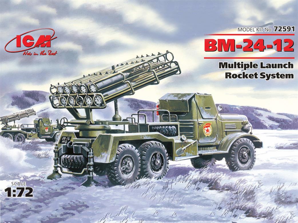 ICM 1/72 72591 BM-24-12, MLRS on ZiL-157 Base