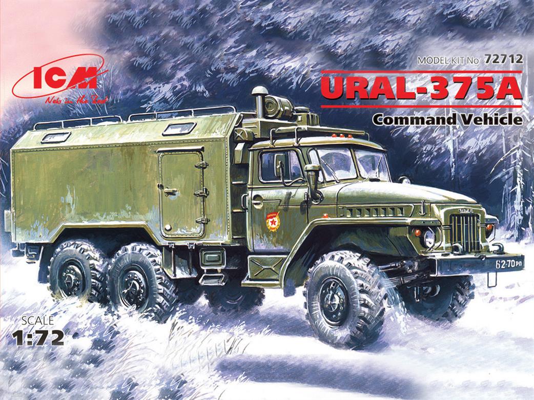 ICM 1/72 72712 URAL-375A, Command Vehicle