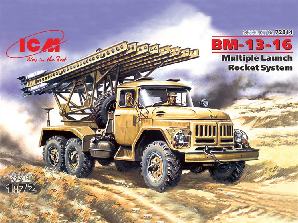 ICM 1/72 72814 BM-13-16,  MLRS on ZiL-131 Base