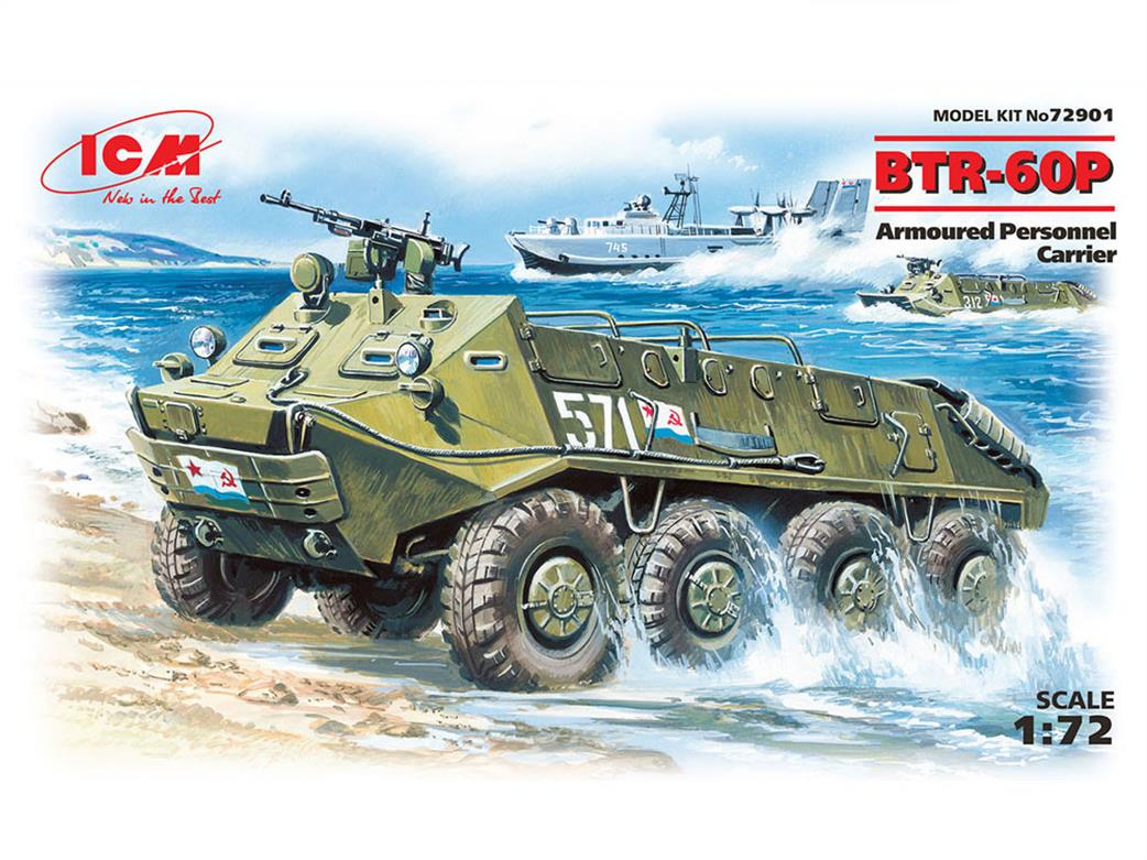 ICM 1/72 72901 BTR-60P, Armoured Personnel Carrier