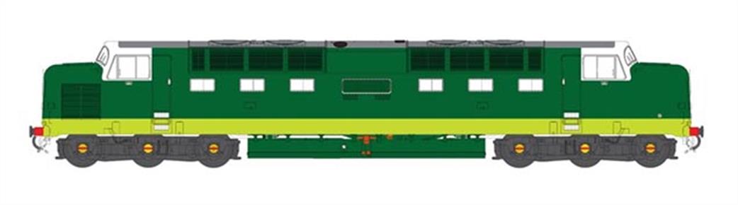 Heljan TT1:120 5541 BR Green Deltic D9021 Argyll & Sutherland Highlander Small Yellow Panels DCC READY