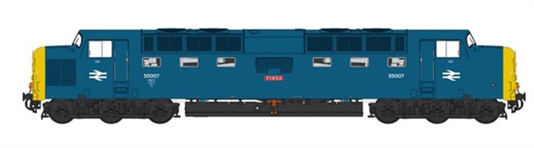 Heljan TT1:120 5550 BR Blue Deltic Class 55 55007 Pinza DCC READY