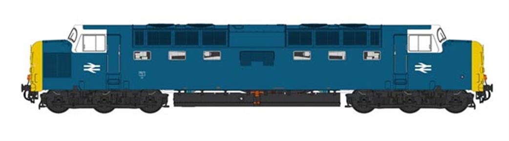 Heljan TT1:120 5552 BR Blue Class 55 Deltic 55012 Crepello White Cab Windows DCC READY