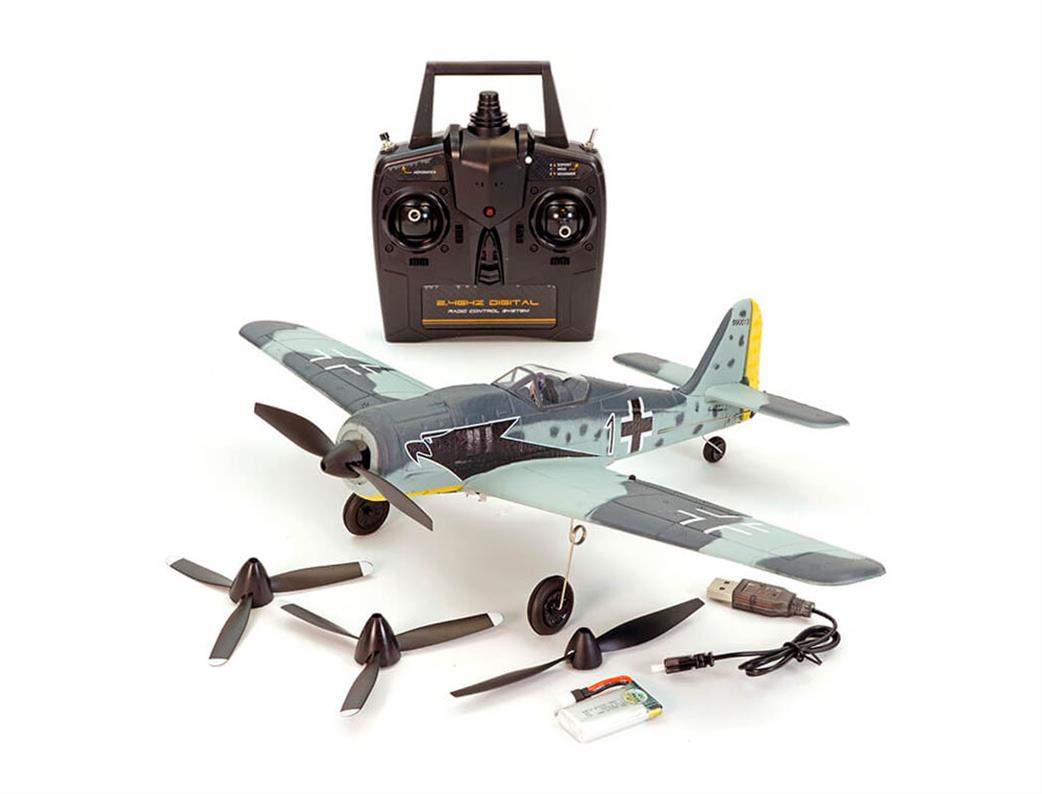 Volantex RC  V761-17 Focke Wulf FW190 RTF 400mm Mini RC Aircraft