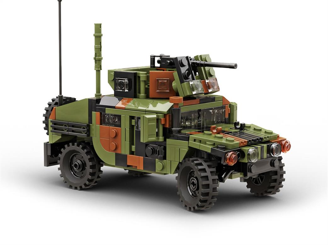 Build Army  BM000 Humvee M1151 Combat Vehicle Block Construction