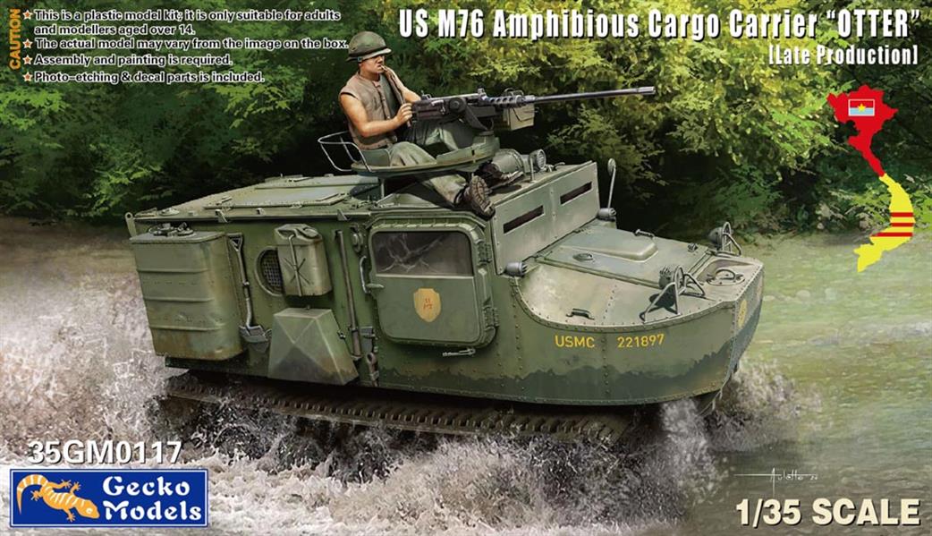 Gecko Models 1/35 35GM0117 US M76 Amphibious Cargo Carrier Otter Lare Production Kit