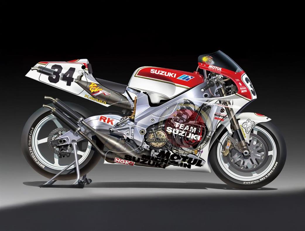 Beemax 1/12 BX13001 Suzuki RGV 500cc World Champion 1987 Race Bike Kit