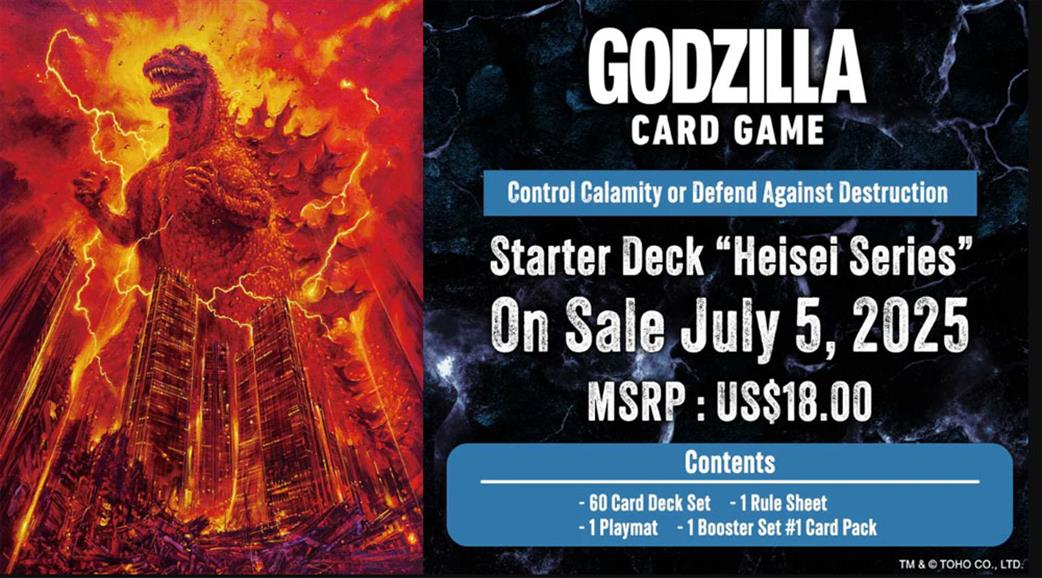 Bushiroad  GZCGESD02 Godzilla CCG Heisei Series Starter Deck