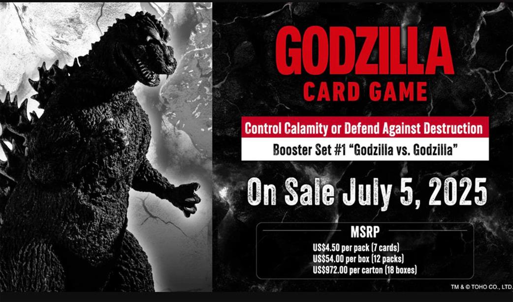 Bushiroad  GZCGEBP01 Godzilla CCG Godzilla vs Godzilla Booster