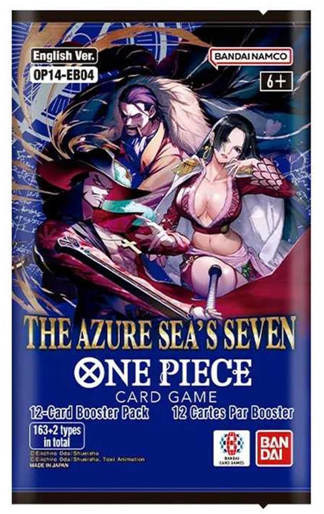 Bandai  OP-14 One Piece The Azure Sea's Seven Booster