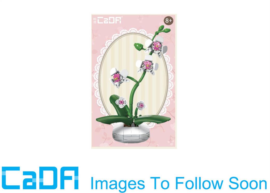 CaDa  C59028W  Orchids Mini Flower Bonsai Brick Model