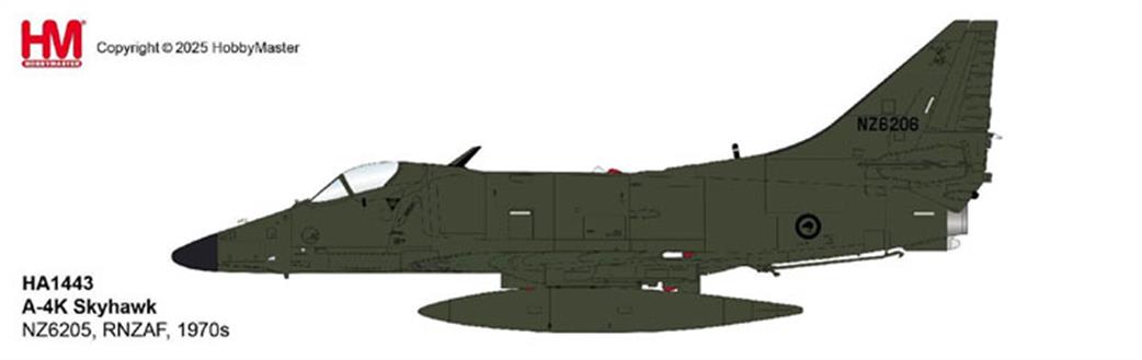 Hobby Master 1/72 HA1443 A-4K Skyhawk RNZAF 1970 Diecast Aircraft Model