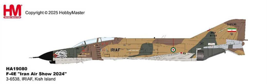 Hobby Master 1/72 HA19080 F-4E 50th Iran Air Show 2024 IRIAF Kish Island