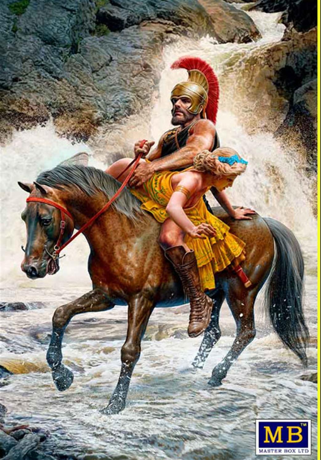 Master Box Ltd 1/24 24069 Ancient Greek Myths Trophy 2 Figures with Horse Kit