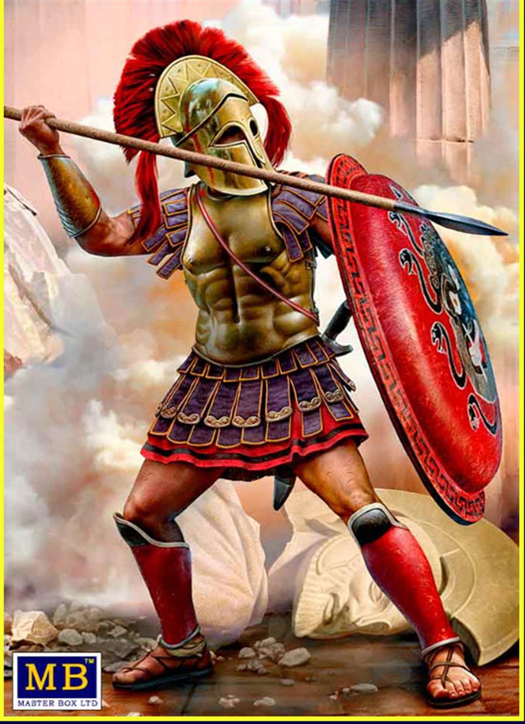Master Box Ltd 1/32 32012 Greco-Persian Wars Hoplite Kit 2 Single Figure Kit