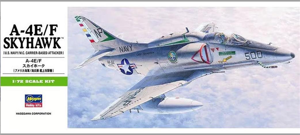 Hasegawa 1/72 00239 USAF A-4E/F Skyhawk B9 Plastic Kit