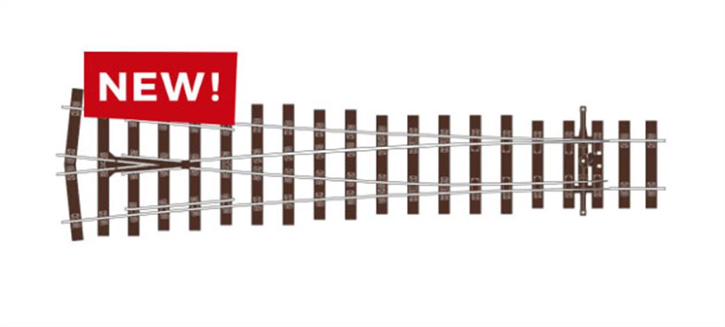 Peco OO SL-U1198 Bullhead Large Radius Y Turnout