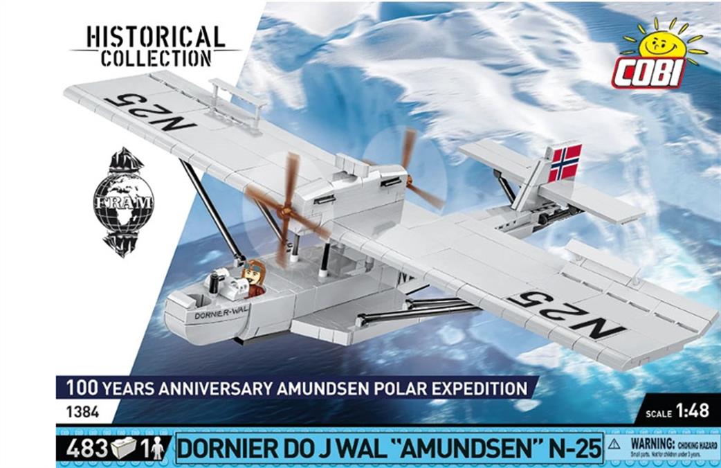 Cobi  1384 HC /1384/ DORNIER FO JA WAL AMUNDSEN N-25 478K Block Model