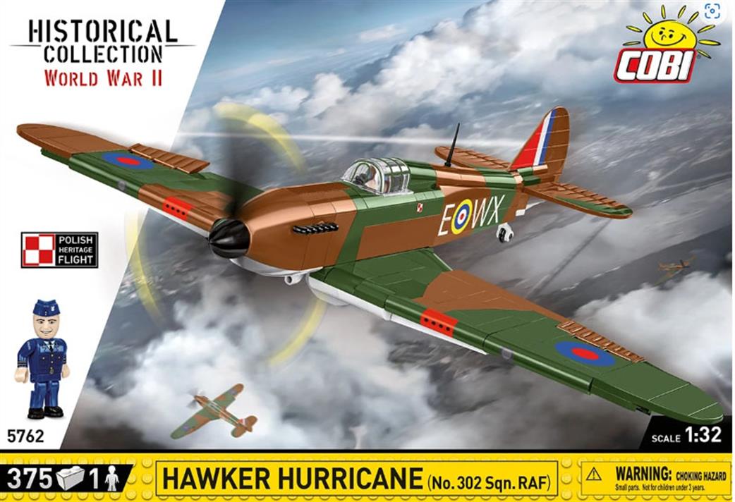Cobi  5762 Hawker Hurricane No.302 Block Model
