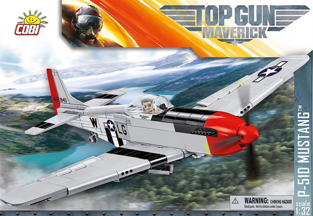 Cobi 1/48 5846 Top Gun P-51D Mustang Block Model