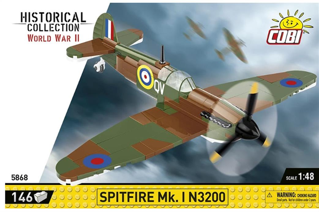 Cobi  5868 Spitfire Mk.1 N3200 Block Model