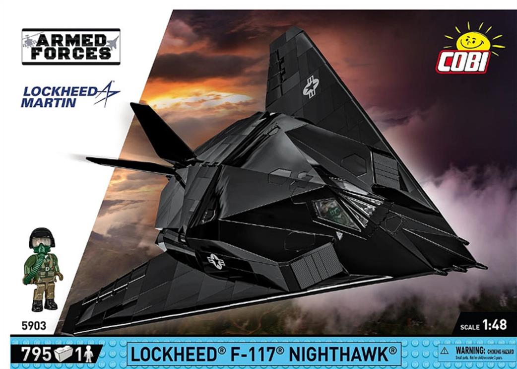 Cobi  5903 F-117 Nighthawk Block Model construction kit