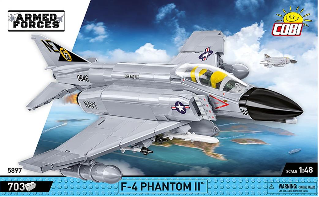 Cobi  5897 F-4 Phantom II Block Model