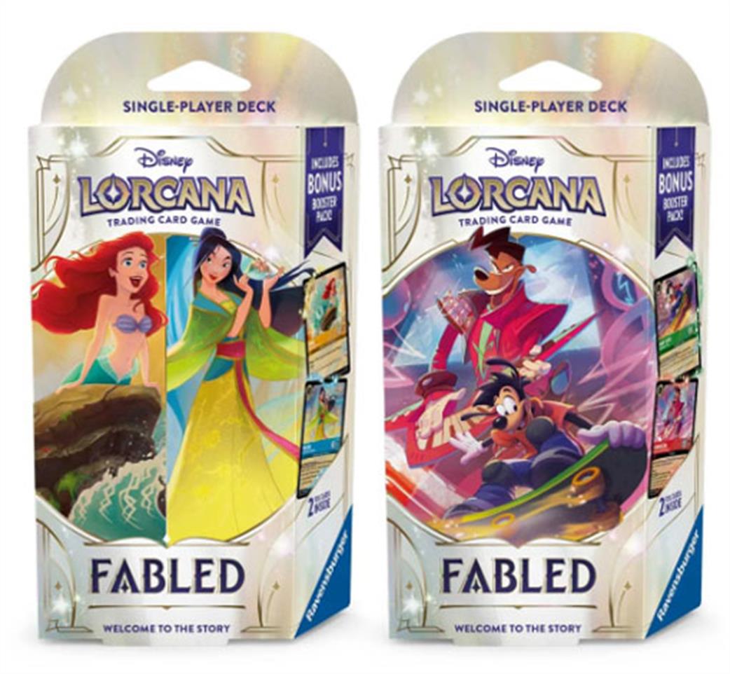 Ravensburger  RAV11098916 Disney Lorcana Fabled Starter Deck