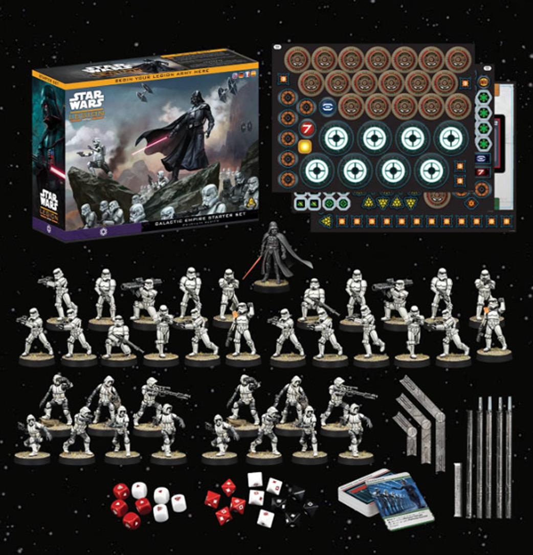 Atomic Mass Games  SWQ02 Galactic Empire Starter Set for Star Wars Legion