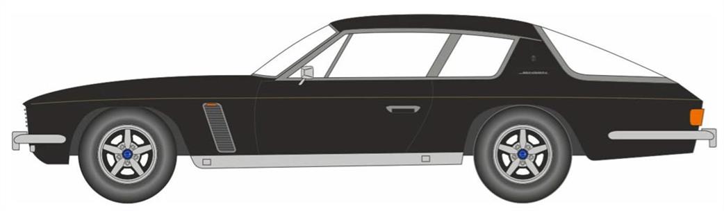 Oxford Diecast 1/43 43JI010 Jensen Interceptor MkIII Black
