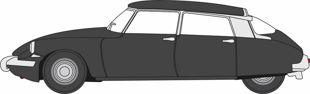 Oxford Diecast 1/76 76CDS007 Citroen DS19 Black