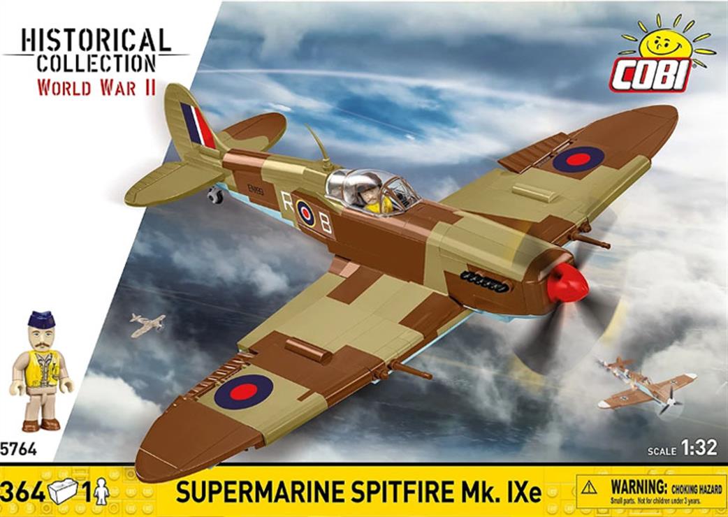 Cobi  5764 Supermarine Spitfire MK.IXE Block Model