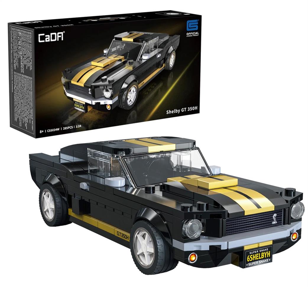 CaDa 1/24th C55034W Ford Shelby Mustang GT 350H - 285 pcs piece Brick Model