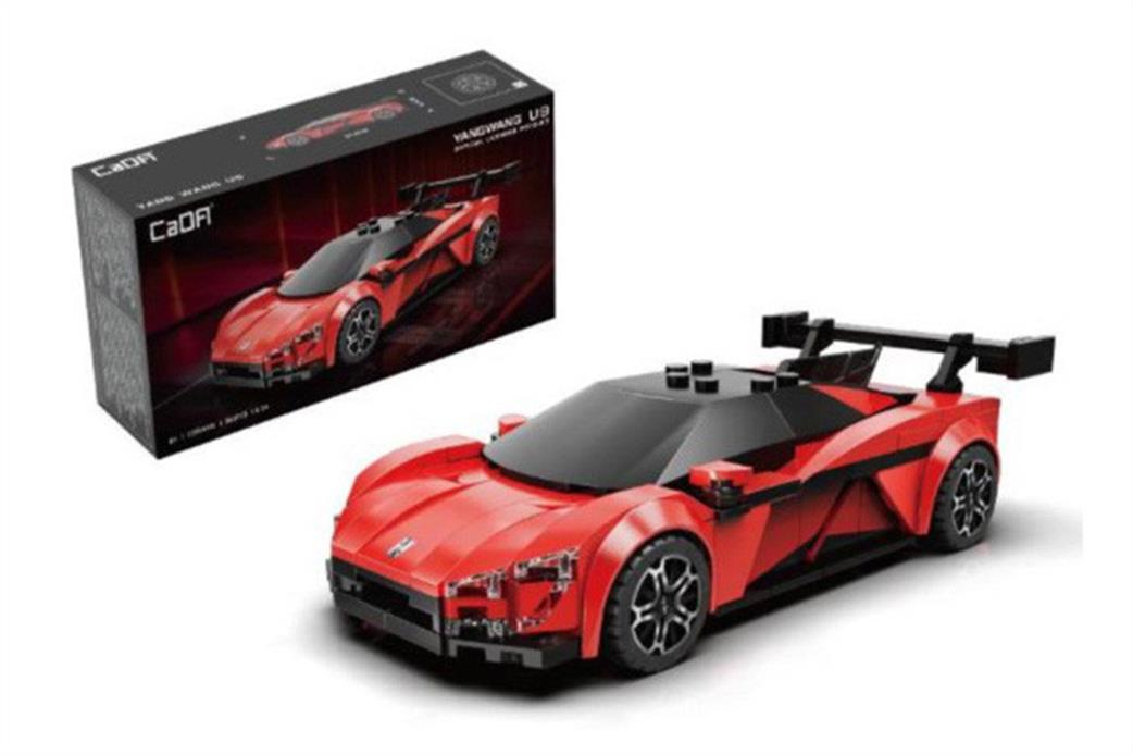 CaDa 1/24th C55045W BYD Yangwang U9 Electric Sports Coupe 291 Brick Model