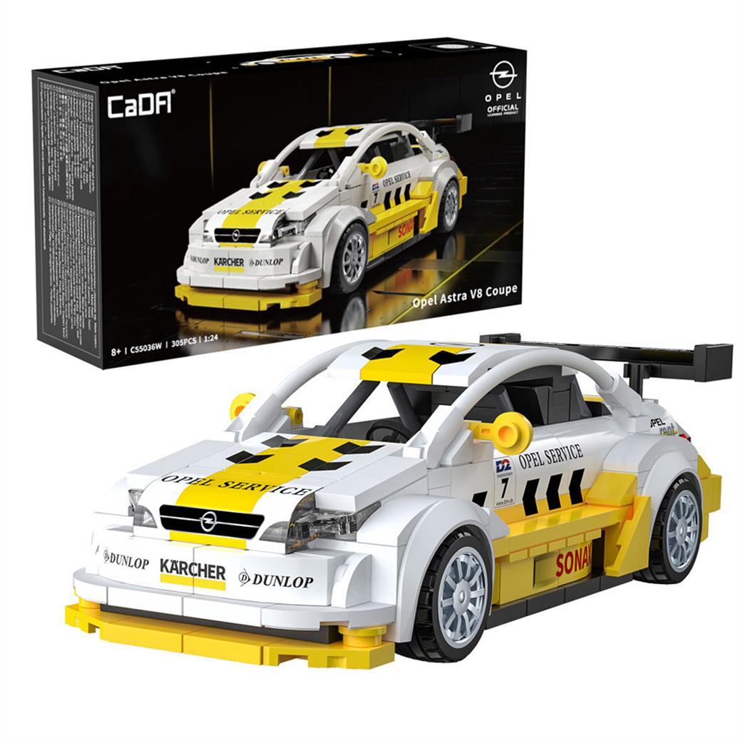 CaDa 1/24th C55036W Opel Astra V8 Coupe 305 pcs piece Brick Model