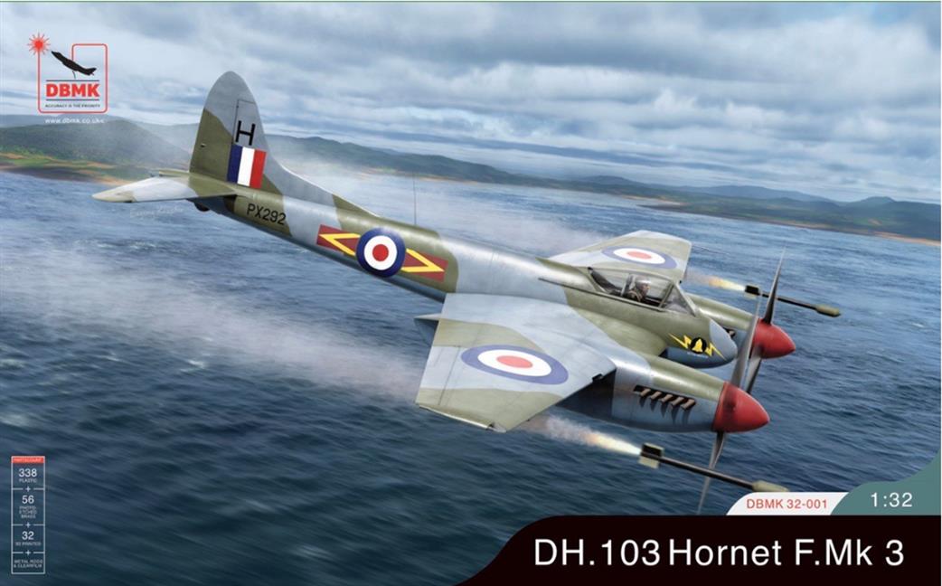 DBMK Models  1/32 DBMK32-001 DH Hornet 3 RAF Versions plastic kit