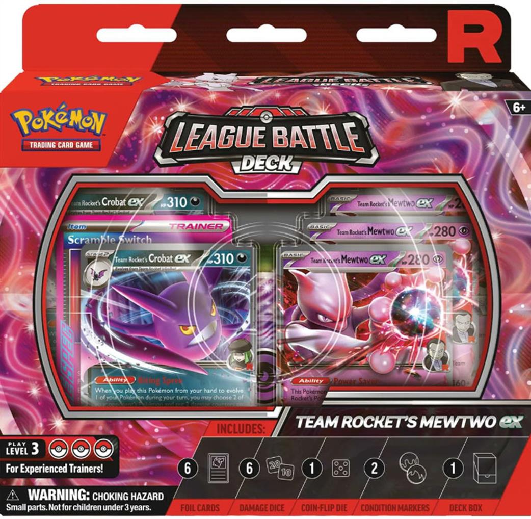 Nintendo 10-10122-101 Pokemon Team Rocket's Mewtwo ex League Battle Deck