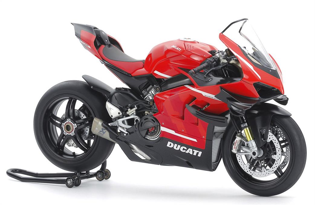 Tamiya 1/12 14143 Ducati Superleggera V4 with Racing Kit Motorbike plastic kit
