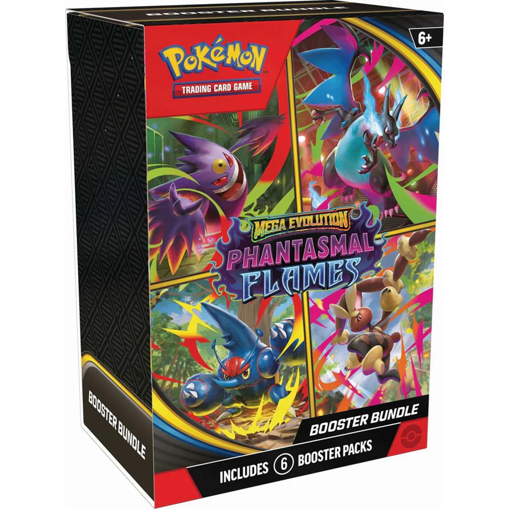 Nintendo  POK1010191101 Pokemon Mega Evolution Phantasmal Flames Booster Bundle