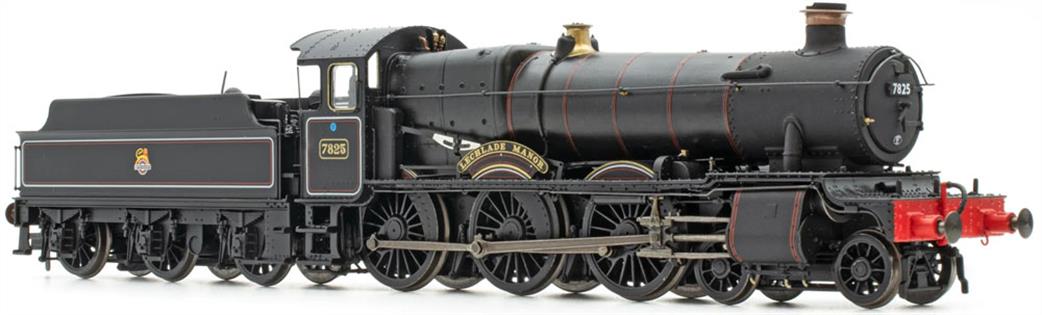 Accurascale OO ACC2708 BR 7825 Lechlade Manor Collett Manor Class 4-6-0 BR Lined Black Early Crest
