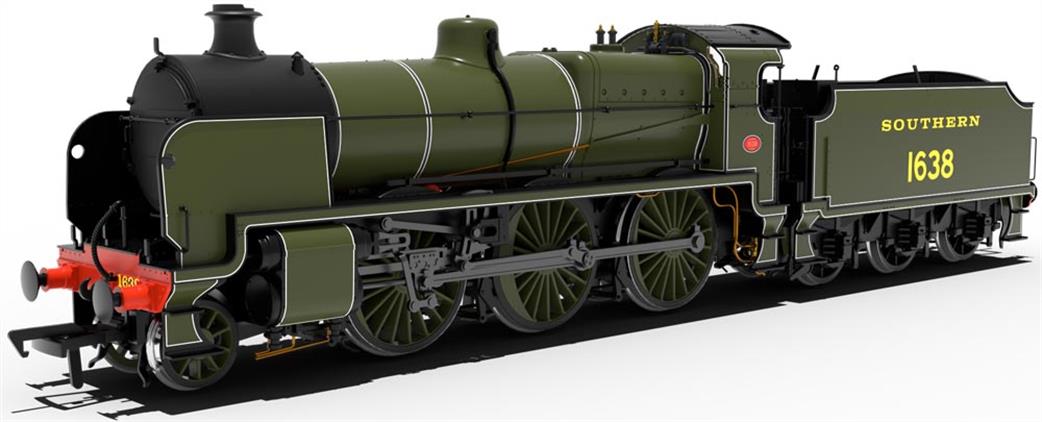 Rapido Trains OO 992003 SR U Class No.1638 SR Lined Olive