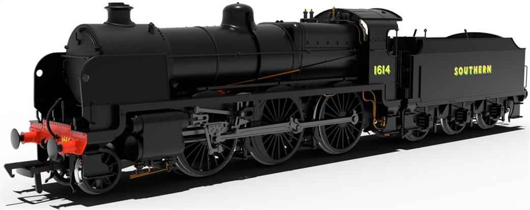 Rapido Trains OO 992004 SR U Class No.1614 SR Black w/ Sunshine Lettering