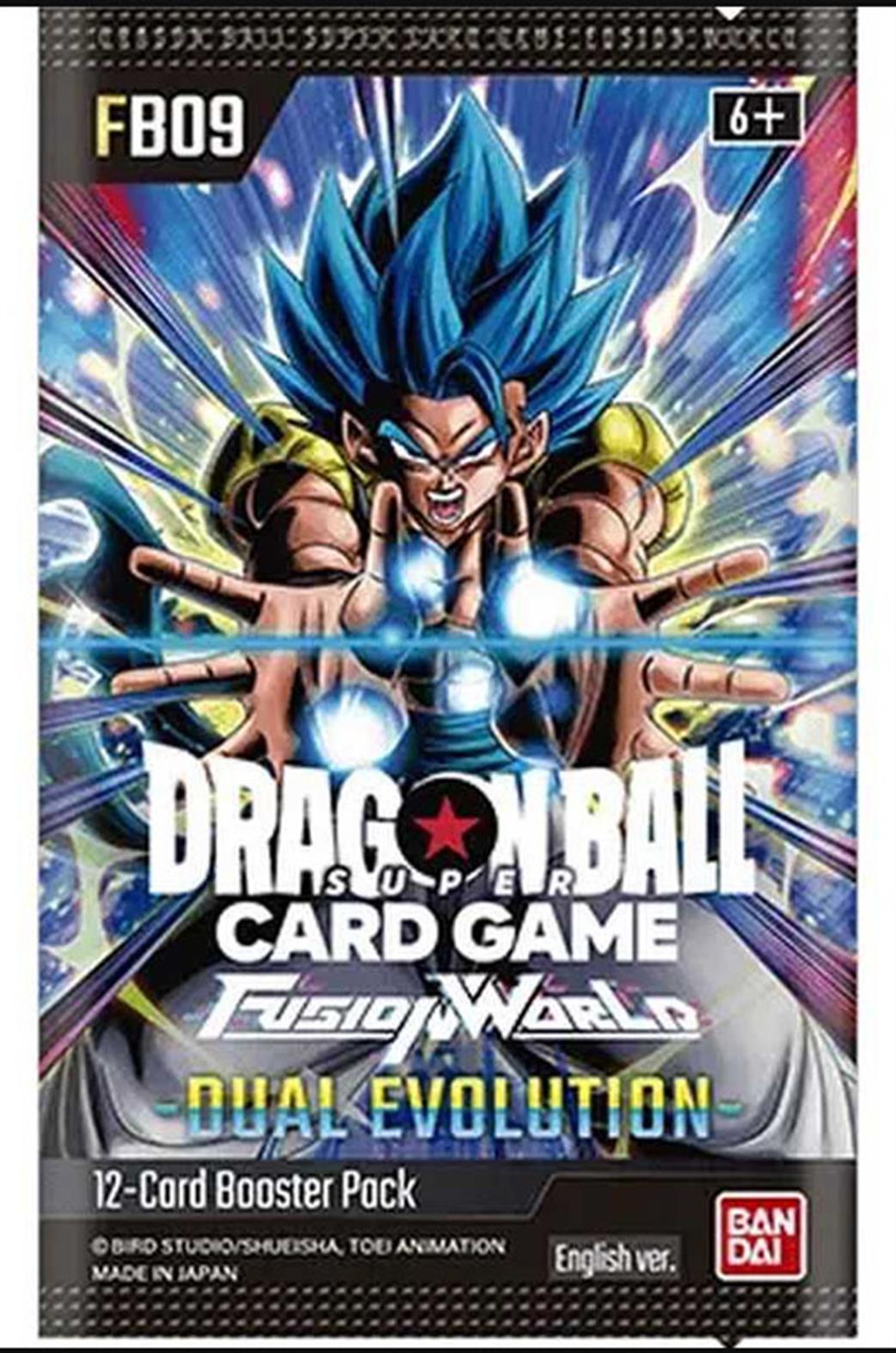 Bandai  FB09 Dragonball SCG Fusion World Dual Evolution Booster