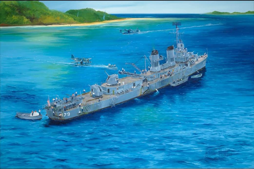 Trumpeter 1/200 03722 US Navy USS Stevens DD-479 Destroyer Warship Kit